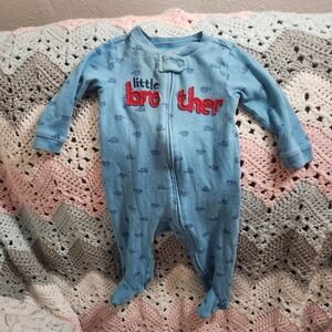 Carter's Blue 'Little Brother' Footie